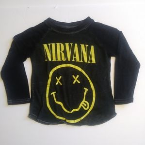 NIRVANA Infant 12m Shirt Sheer Smiley Face 2015
